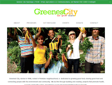Tablet Screenshot of greenestcity.ca